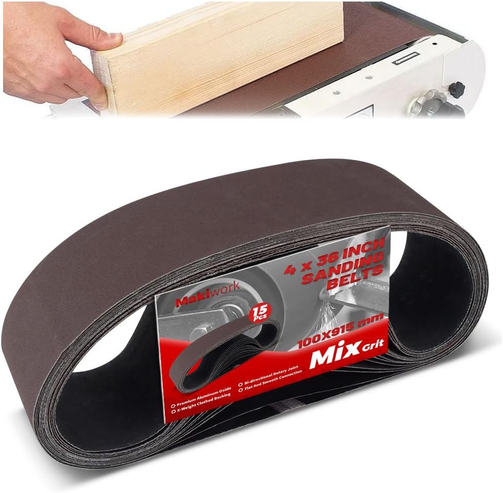 Woodworking Images Free - 4x36 Inch Sanding Belts Set 15-Pack