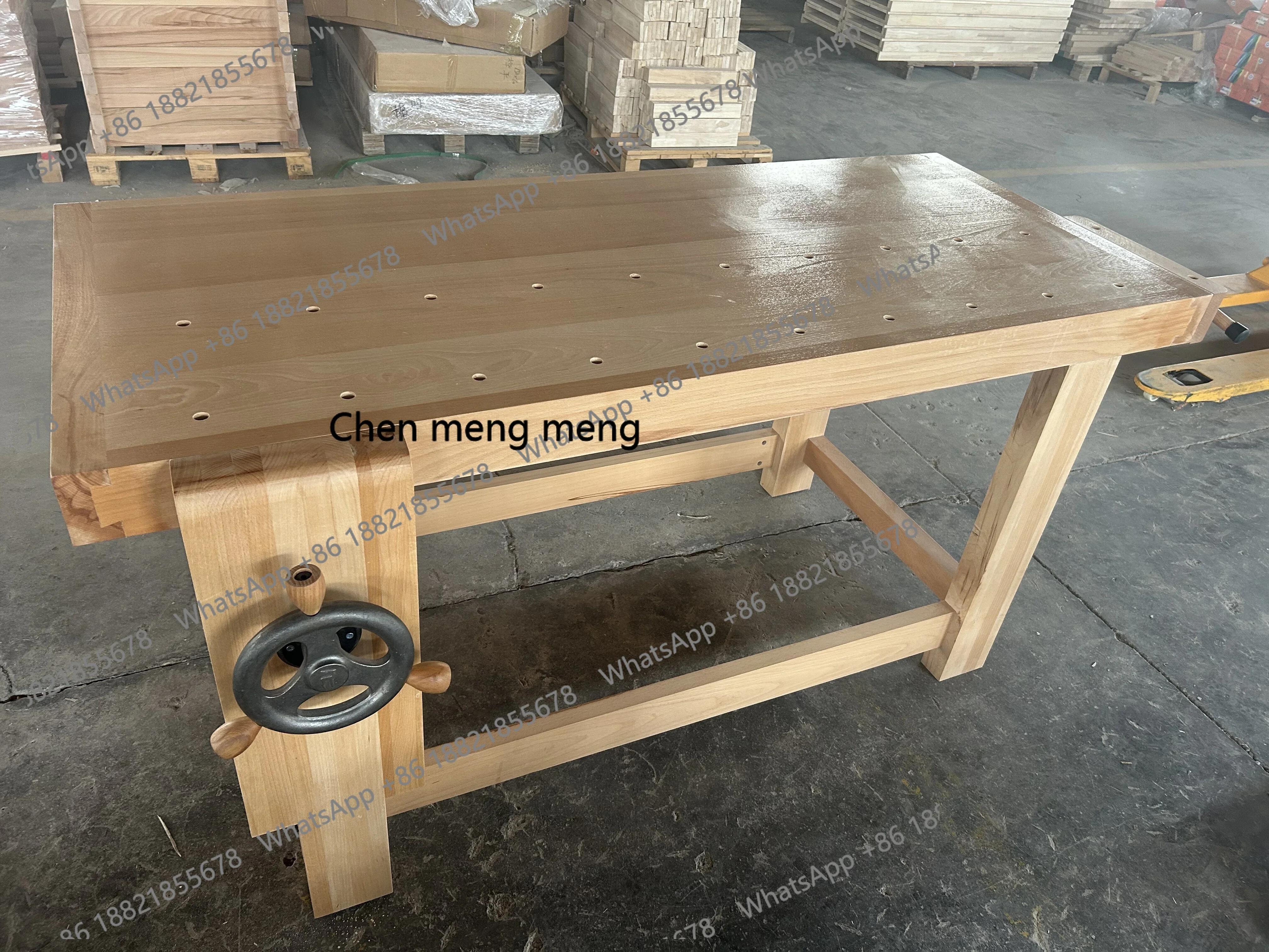 Woodworking Teacher - Z136 Imported beech woodworking table, professional