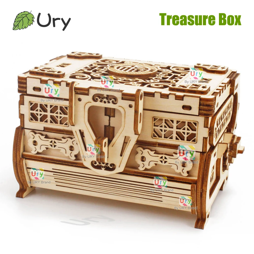 Woodworking Women - URY 3D Wooden Puzzle Mini Antique