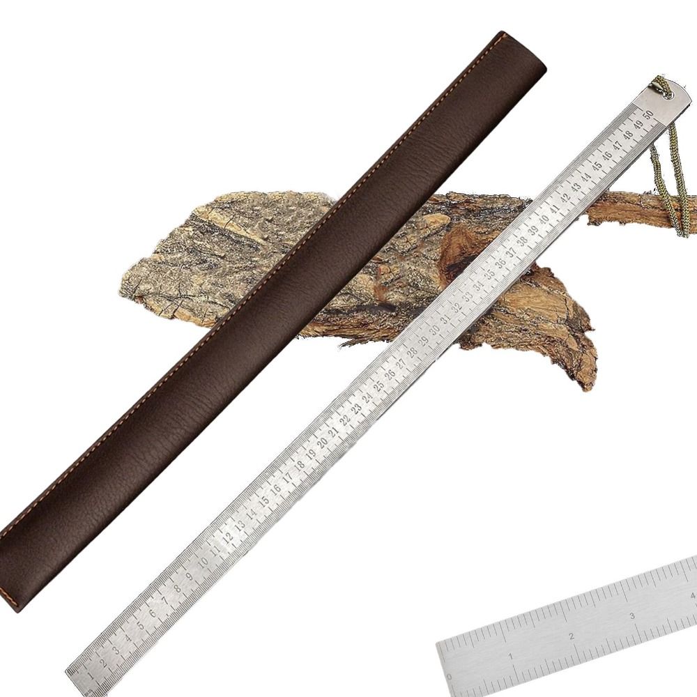 Woodworking Artisans - Portable Heavy Duty Steel Ruler Thickened