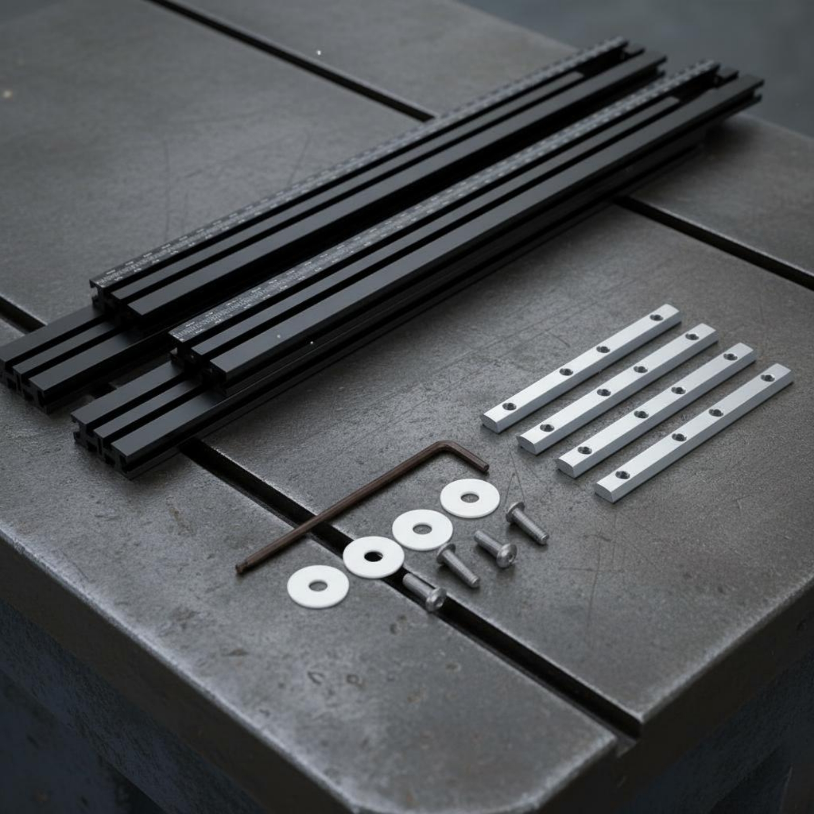 Woodworking Kits - Routing Guide Tracks Metal Cutting Guide