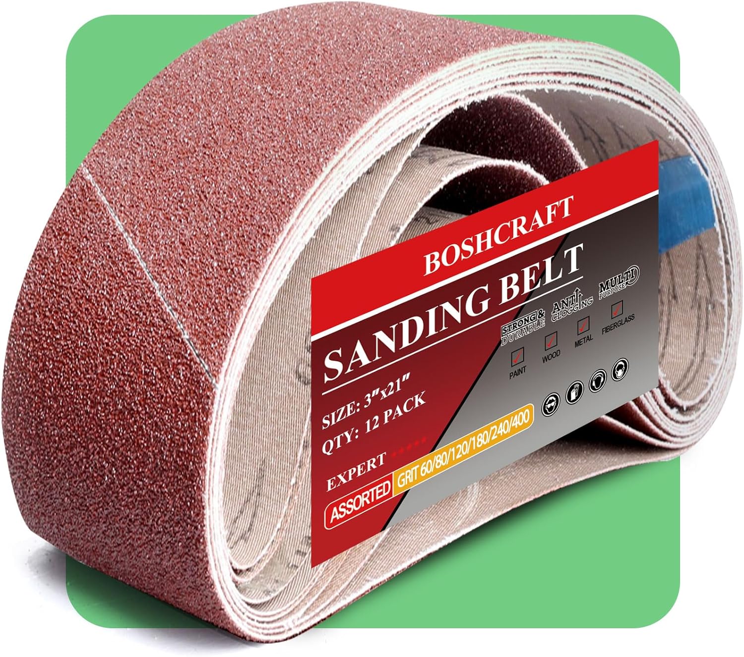 Woodworking Images Free - 21 Pack 3x21 Inch Sanding Belts