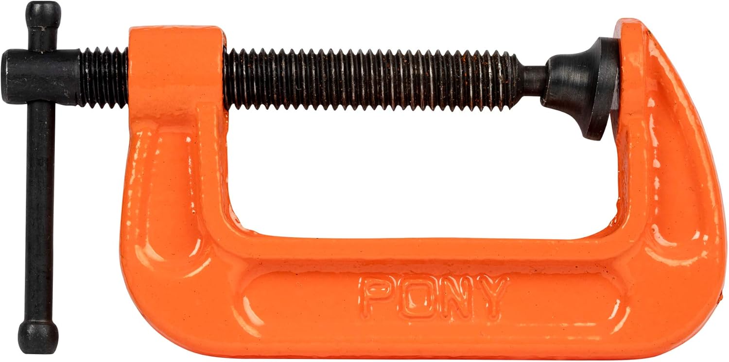 Woodworking Clamp - 2-Inch C-Clamp with 400 lbs Load