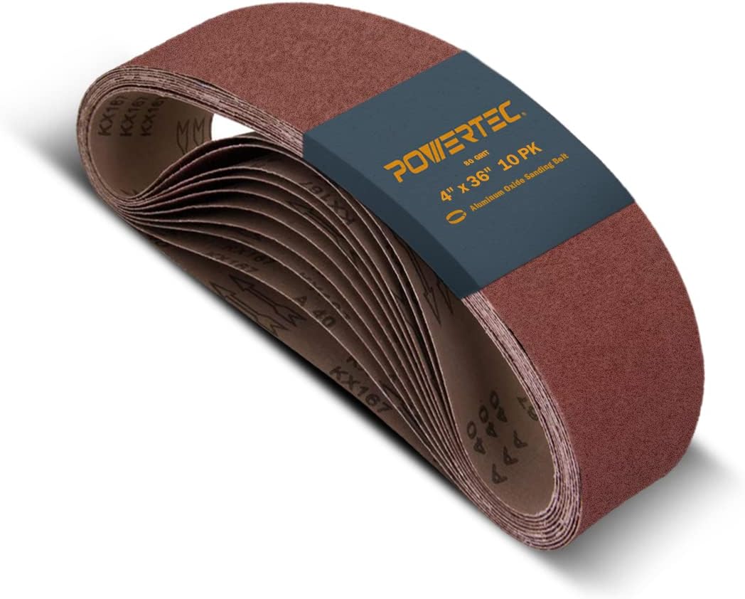 Woodworking Images Free - 80 Grit 4x36 Sanding Belts for
