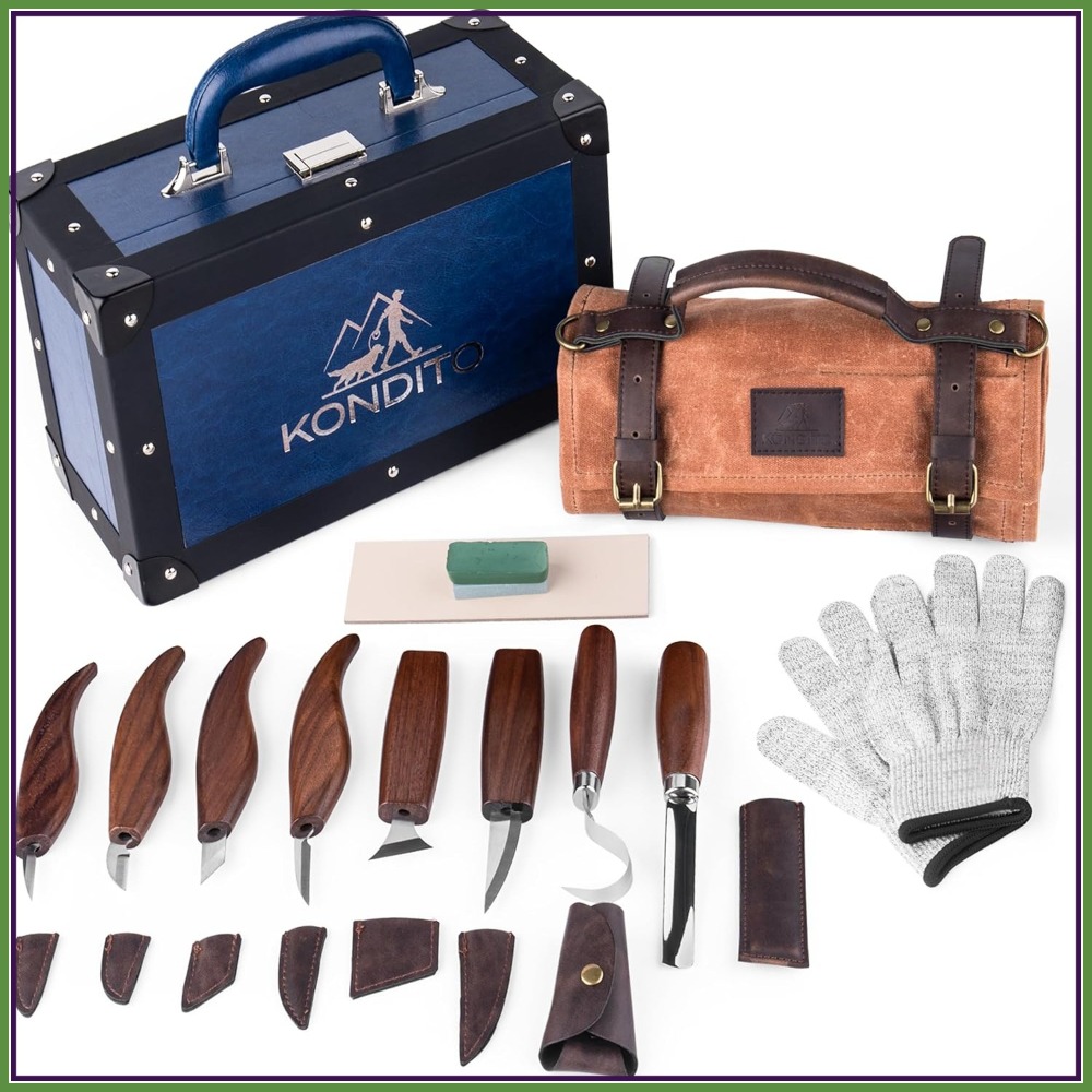 Complete Wood Carving Kit with - Woodworking Kits For Adults ulasan dan harga