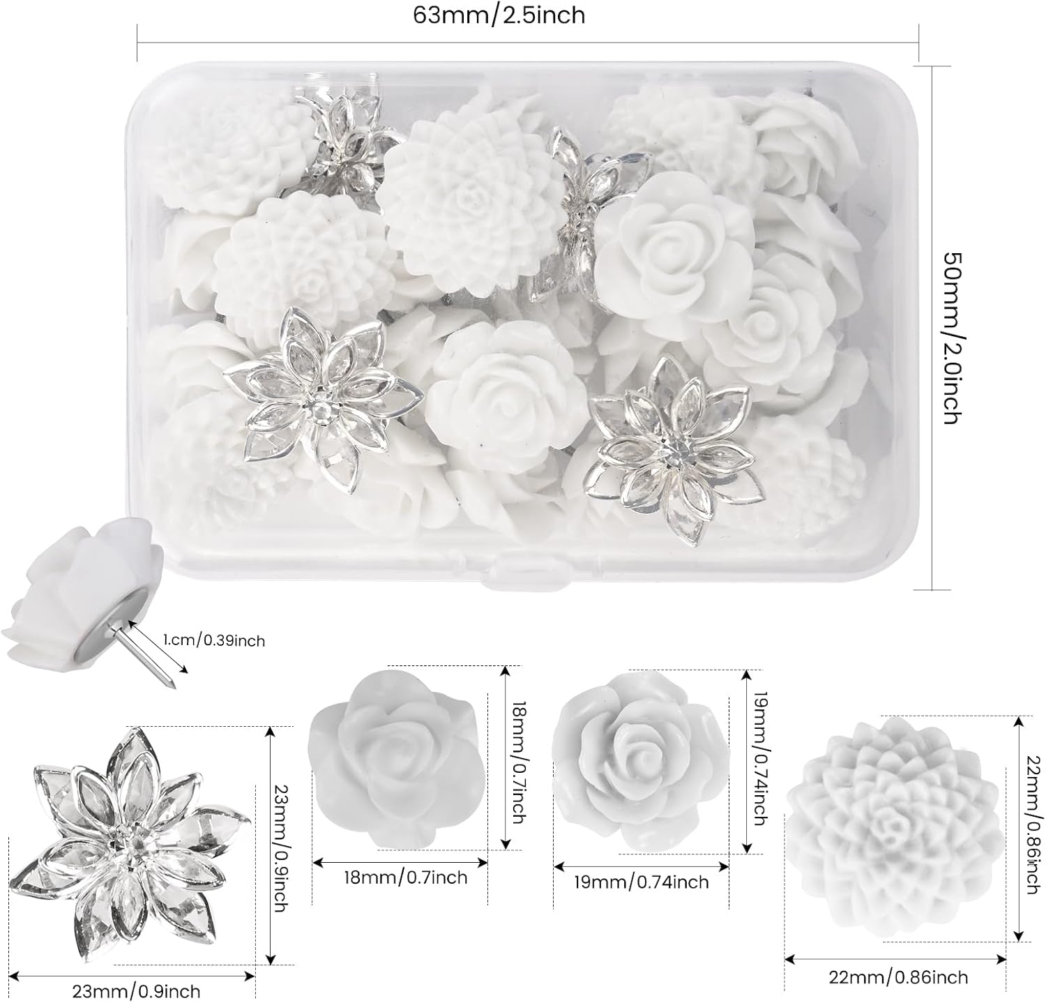 24 White Flower Decorative Pus - Woodworking Images Free ulasan dan harga