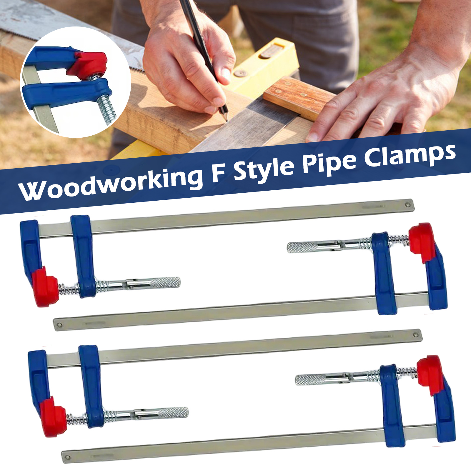 4pcs Wood Gluing Pipe Clamps s - Woodworking Clamp ulasan dan harga