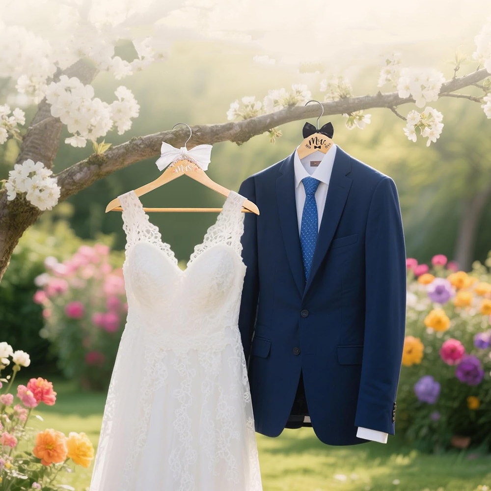 Personalized Floral Wedding Dr - Woodworking Women ulasan dan harga