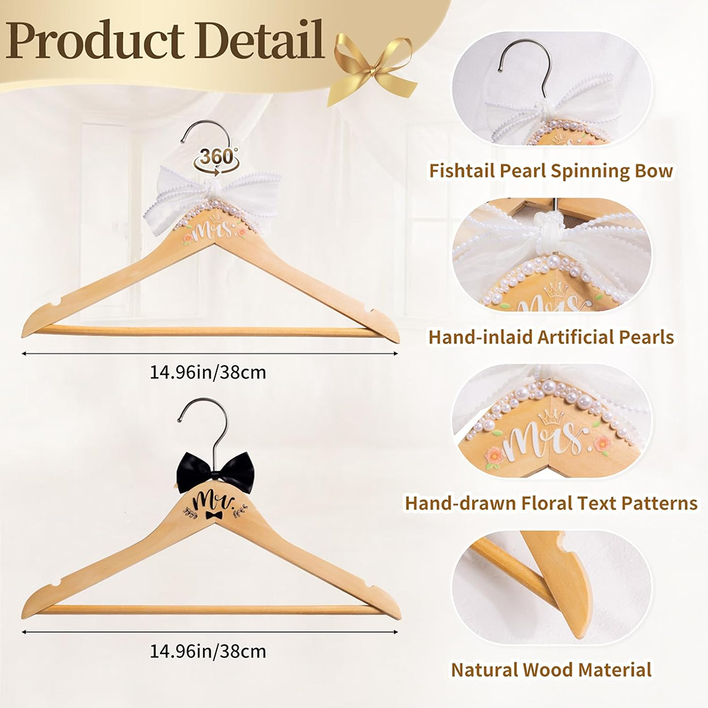 Personalized Floral Wedding Dr - Woodworking Women ulasan dan harga