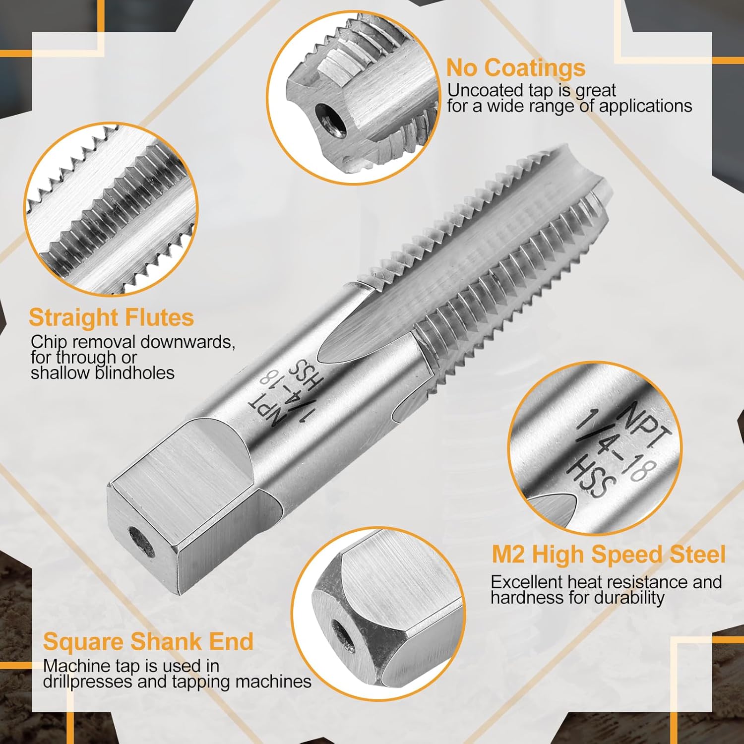 1/4-18 NPT Tap & 7/16 Drill Bi - Woodworking Images Free ulasan dan harga