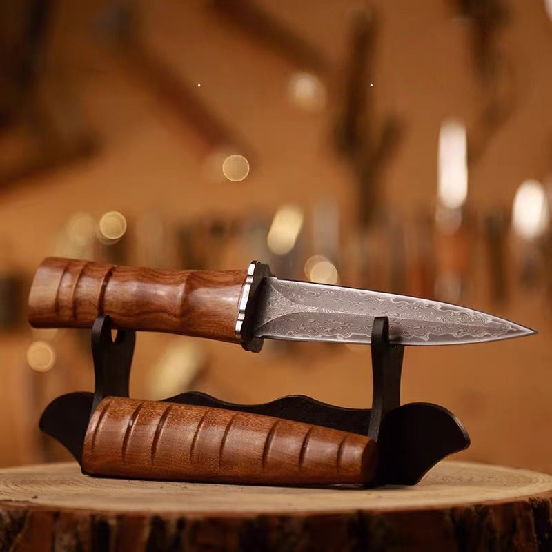 Hand Forged Damascus Hunting K - Woodworking Artisans ulasan dan harga