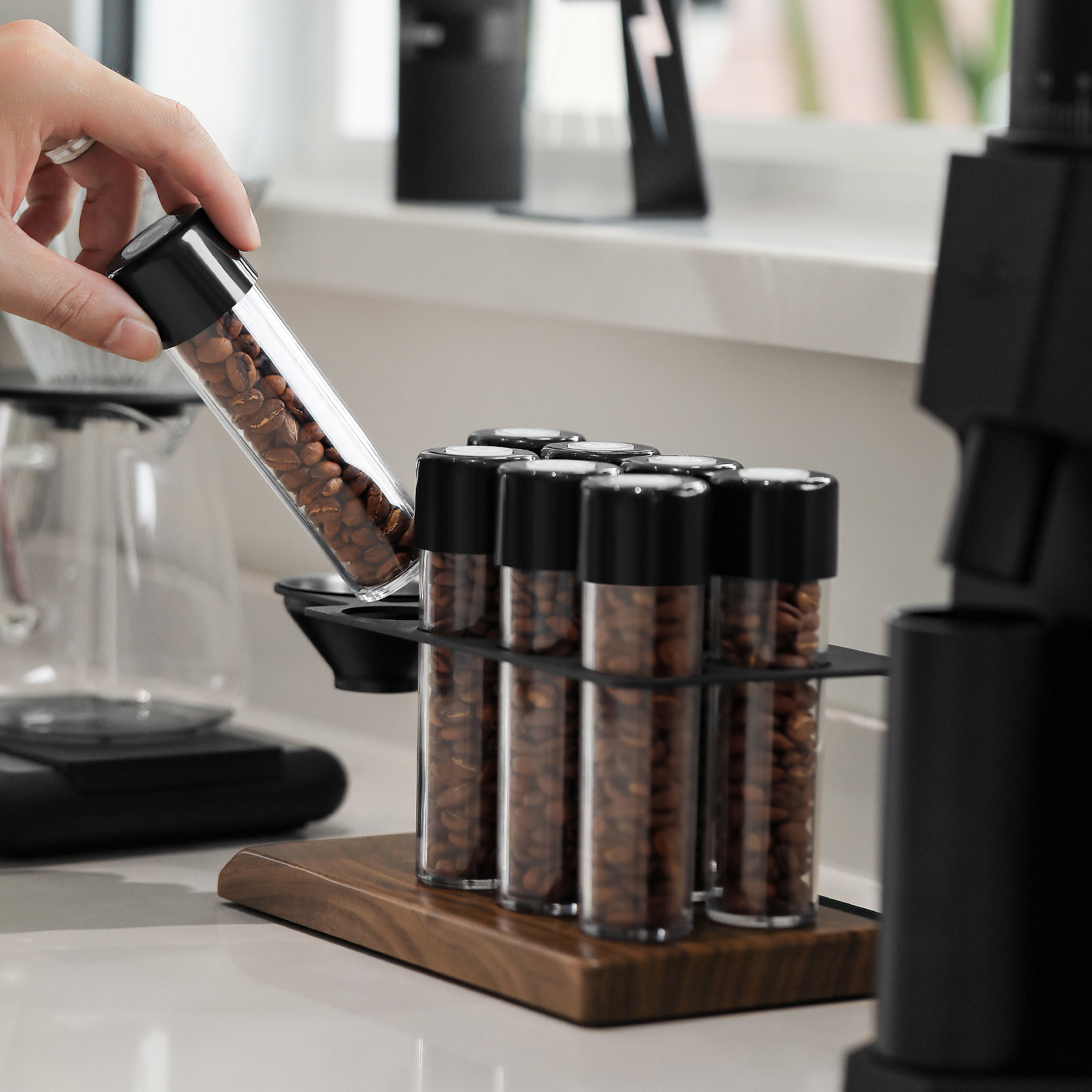 MHW-3BOMBER Coffee Bean Cellar - Woodworking Kits ulasan dan harga