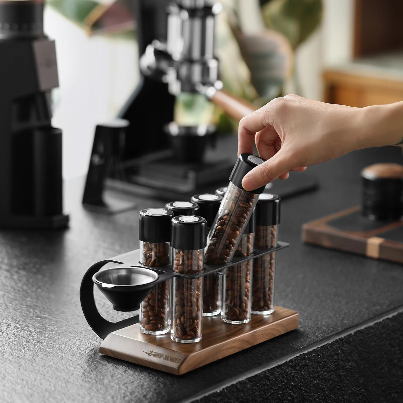 MHW-3BOMBER Coffee Bean Cellar - Woodworking Kits ulasan dan harga