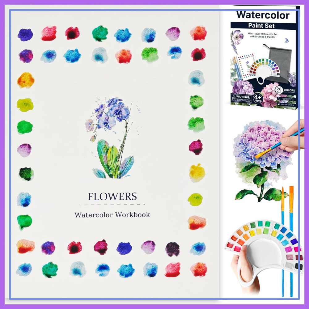 Watercolor Workbook: 13-Page 3 - Woodworking Kits For Adults ulasan dan harga