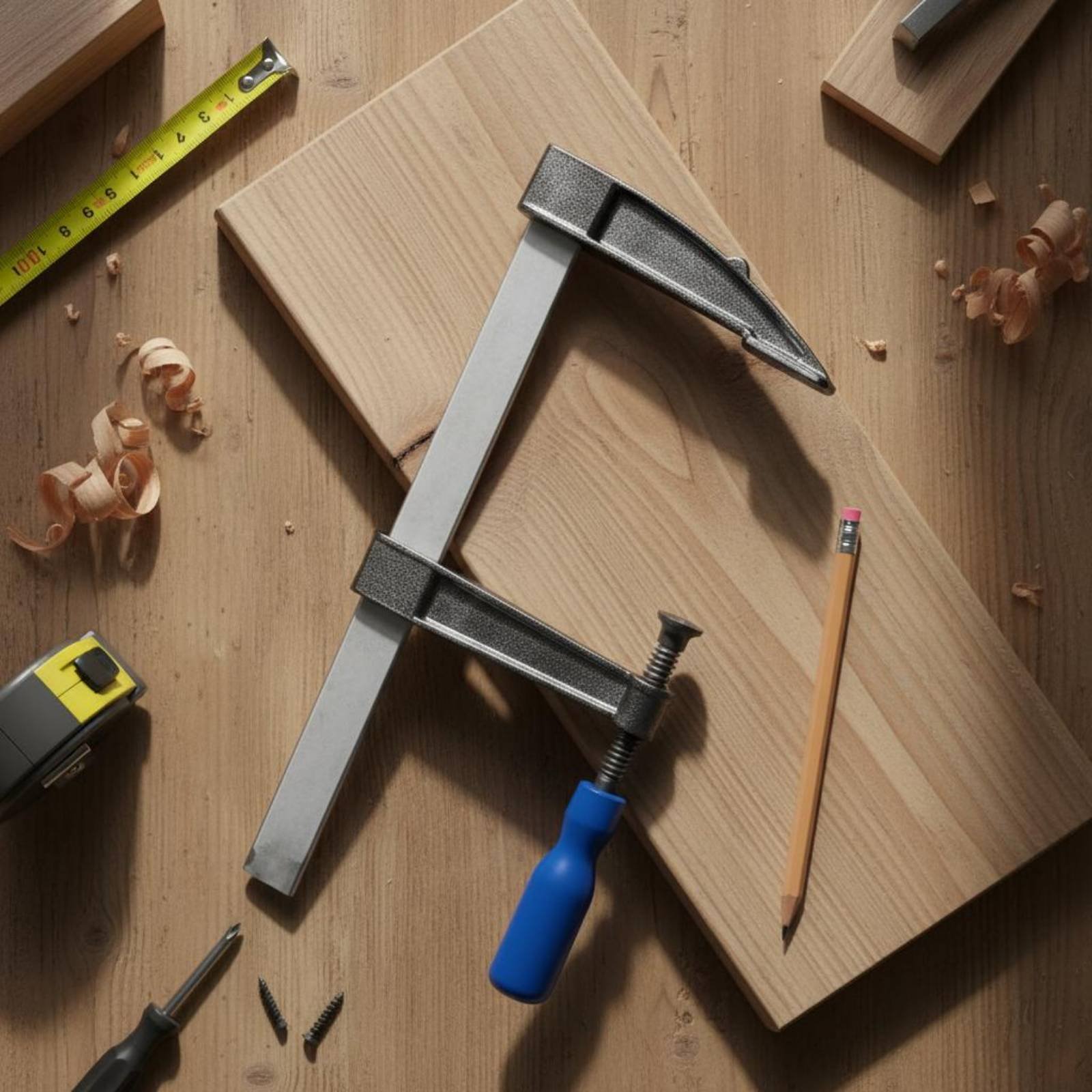 F-Clamp Effortless Adjustment  - Woodworking Clamp ulasan dan harga