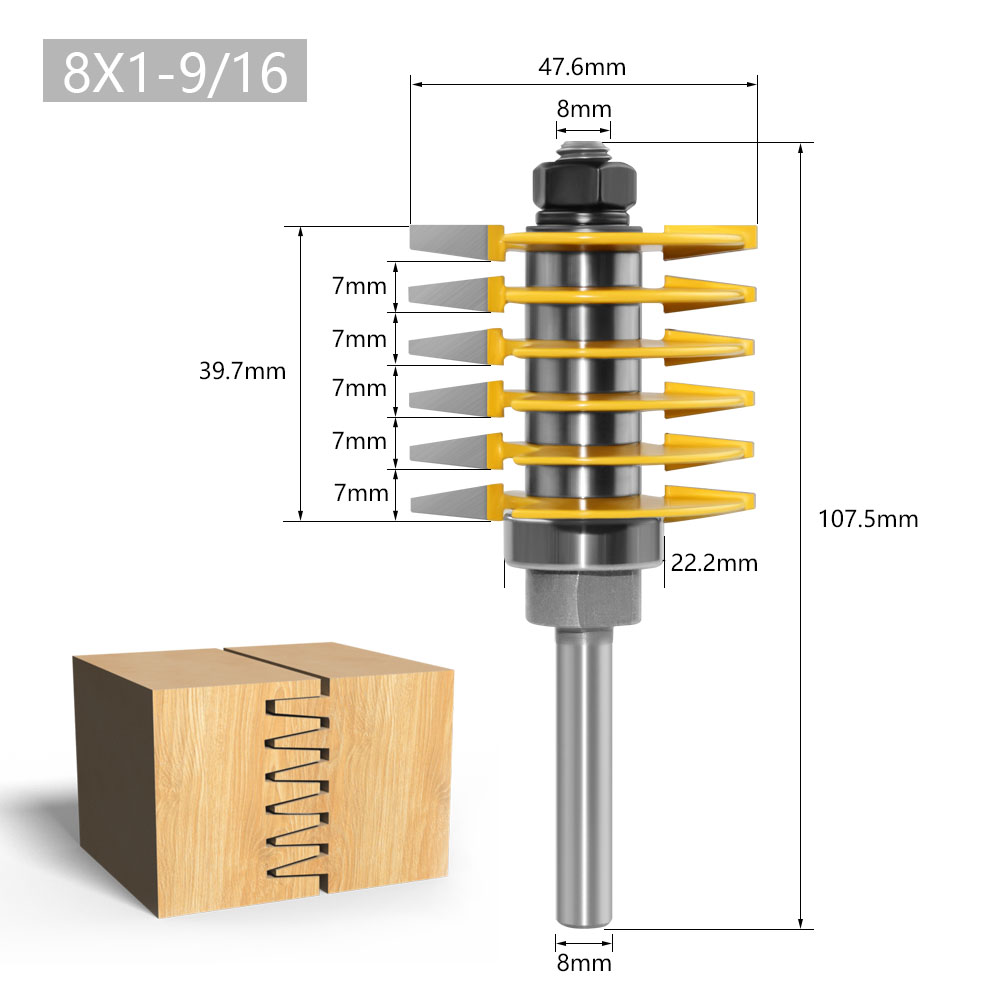 LAVIE 1pc 8mm 12mm 1/2