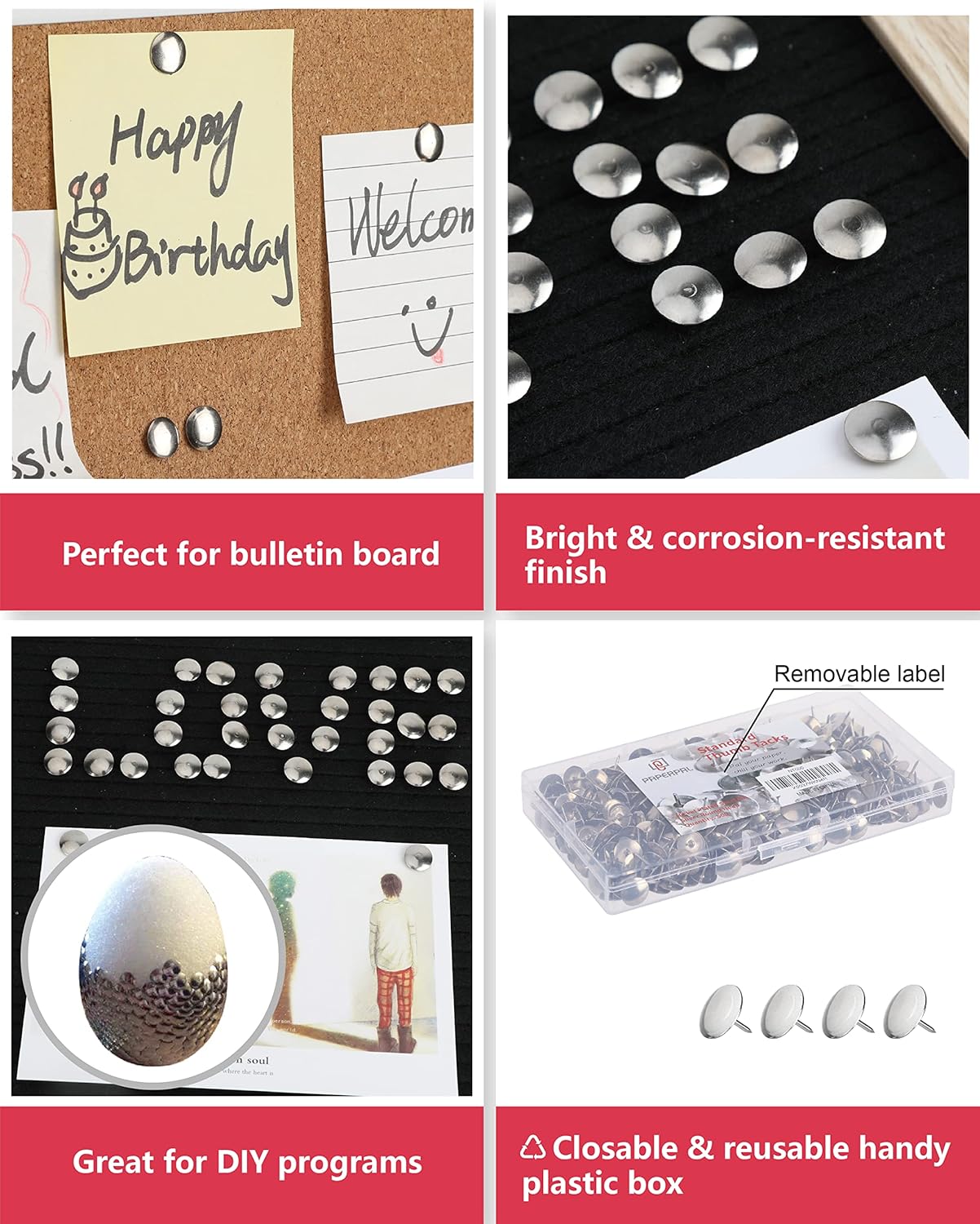 500 Standard Thumbtacks for Co - Woodworking Images Free ulasan dan harga