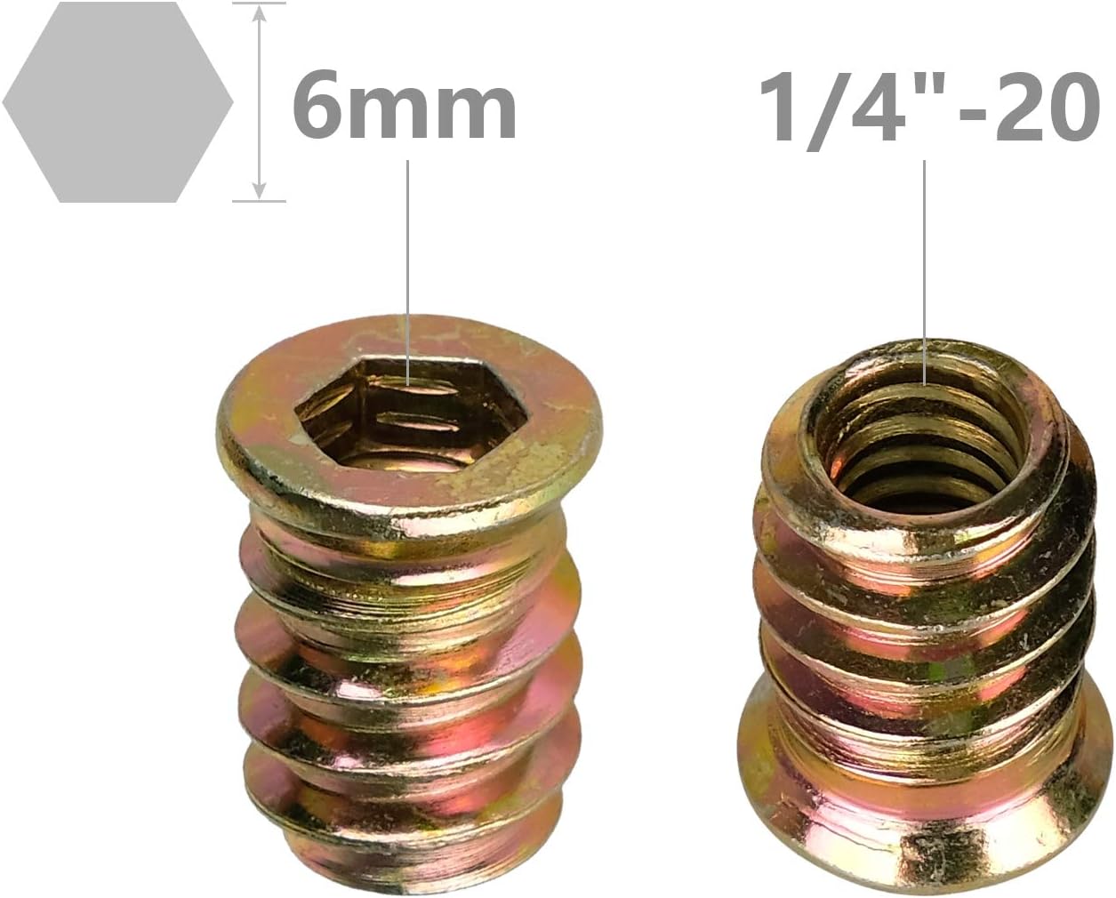 40Pcs 1/4