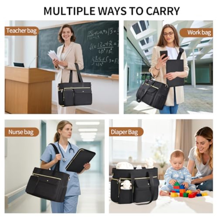 Women Teacher Tote Bag 2Pcs, ' - Woodworking Teacher ulasan dan harga