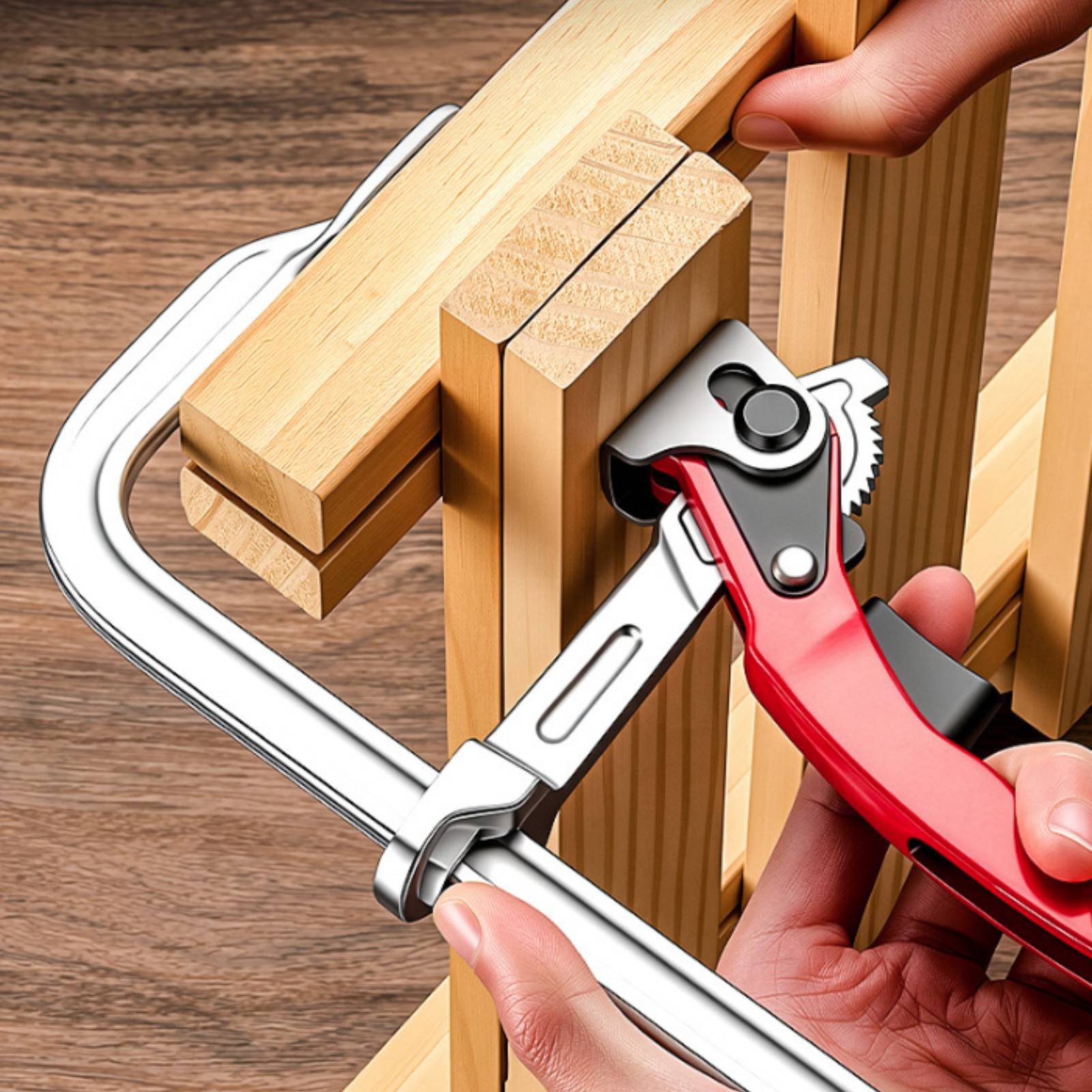 2 Pieces Ratchet F Clamp Thick - Woodworking Clamp ulasan dan harga
