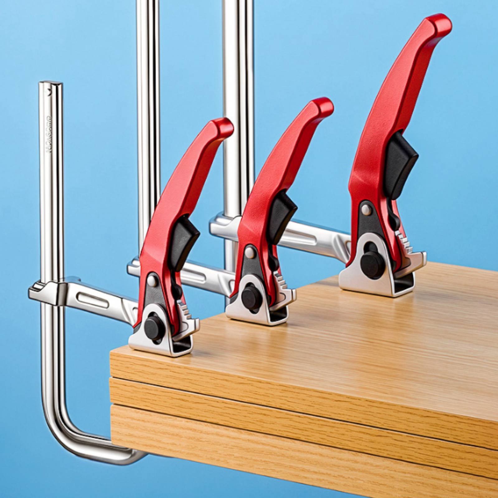 2 Pieces Ratchet F Clamp Thick - Woodworking Clamp ulasan dan harga