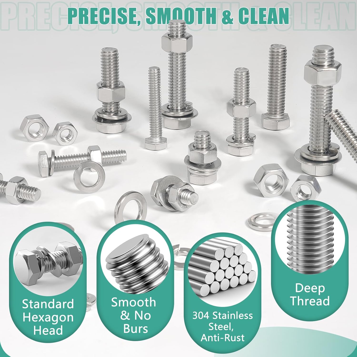 246PCS Hex Bolts and Nuts Kit  - Woodworking Images Free ulasan dan harga