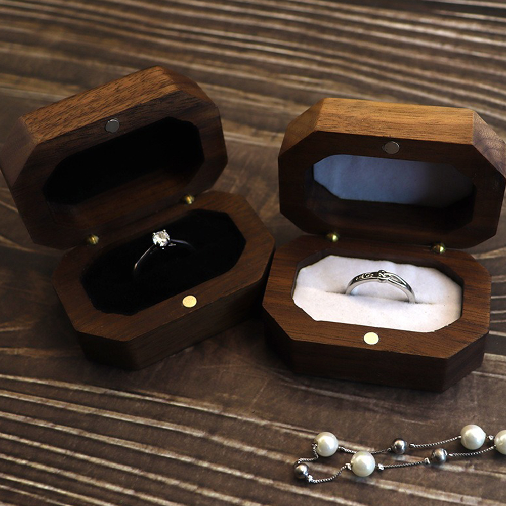 Rectangle Proposal Ring Wooden - Woodworking Women ulasan dan harga