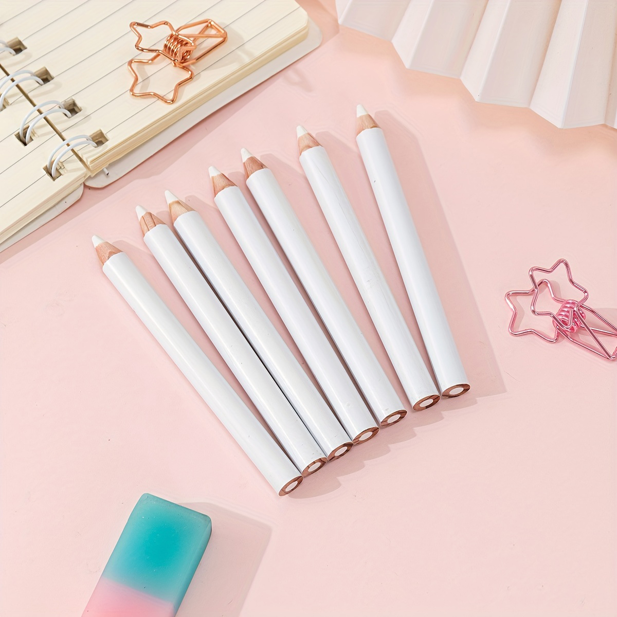 6PCS White Tailor Pen, Sewing  - Woodworking Women ulasan dan harga
