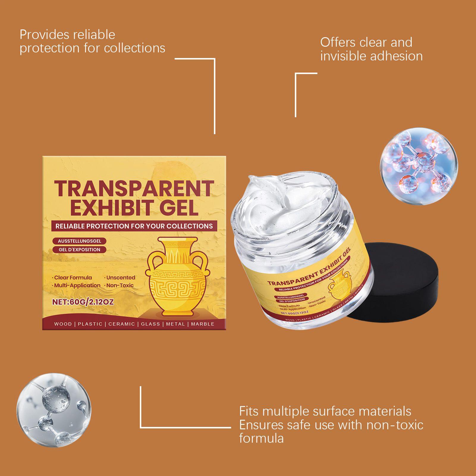 Clear Removable Exhibit Gel -  - Woodworking Women ulasan dan harga