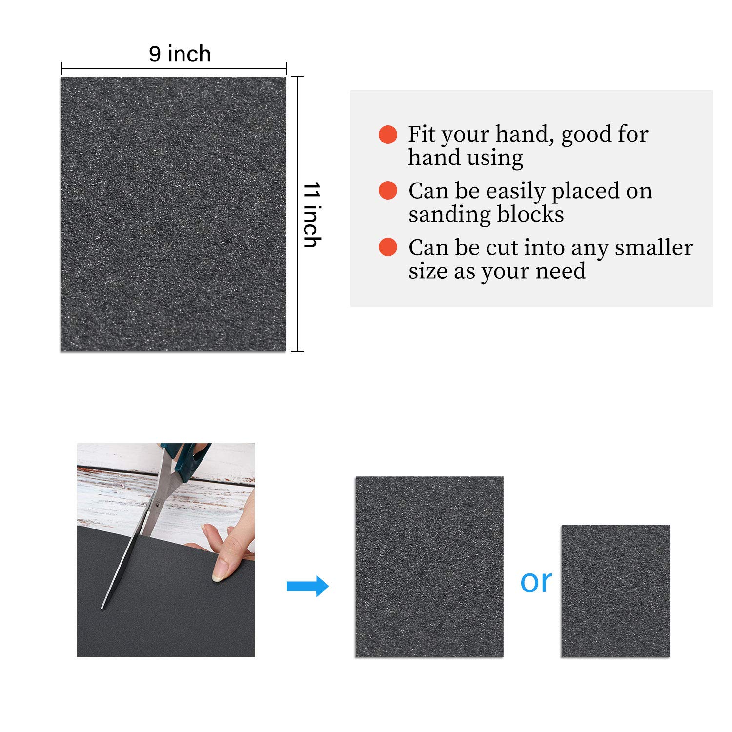 12 Sheets 9x11