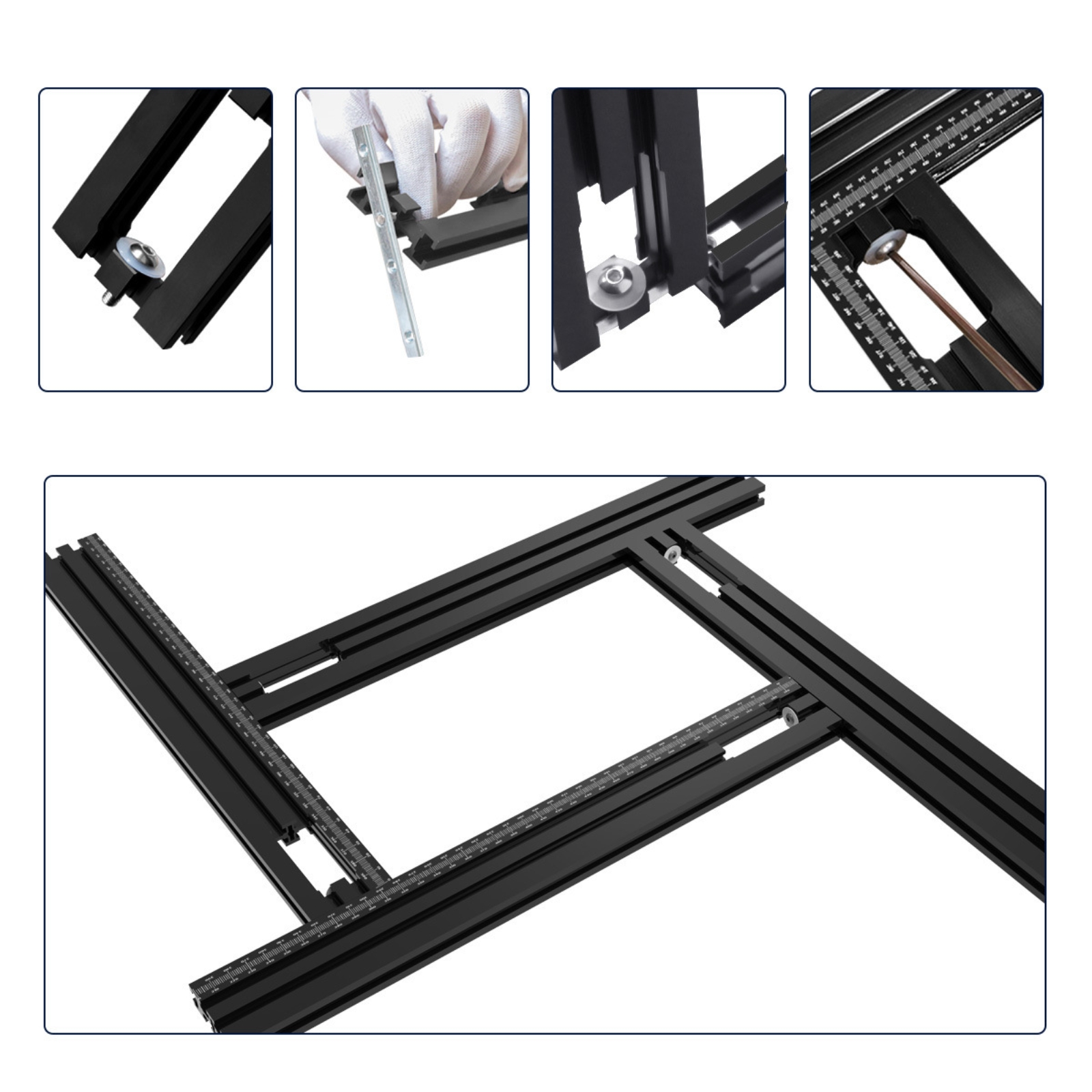 Routing Guide Tracks Metal Cut - Woodworking Kits ulasan dan harga
