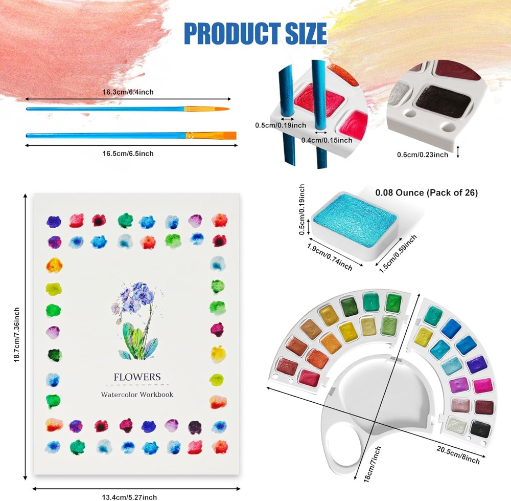 Watercolor Workbook: 13-Page 3 - Woodworking Kits For Adults ulasan dan harga