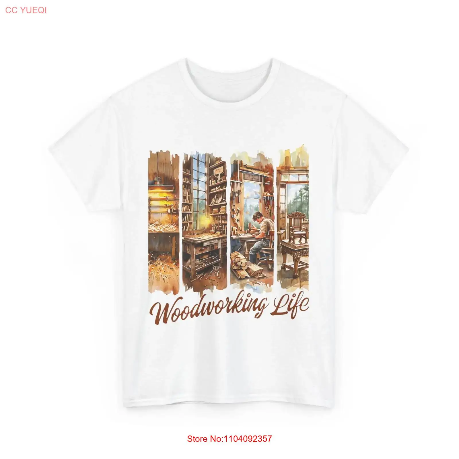 Woodworking Life T Shirt Cotto - Woodworking Artisans ulasan dan harga