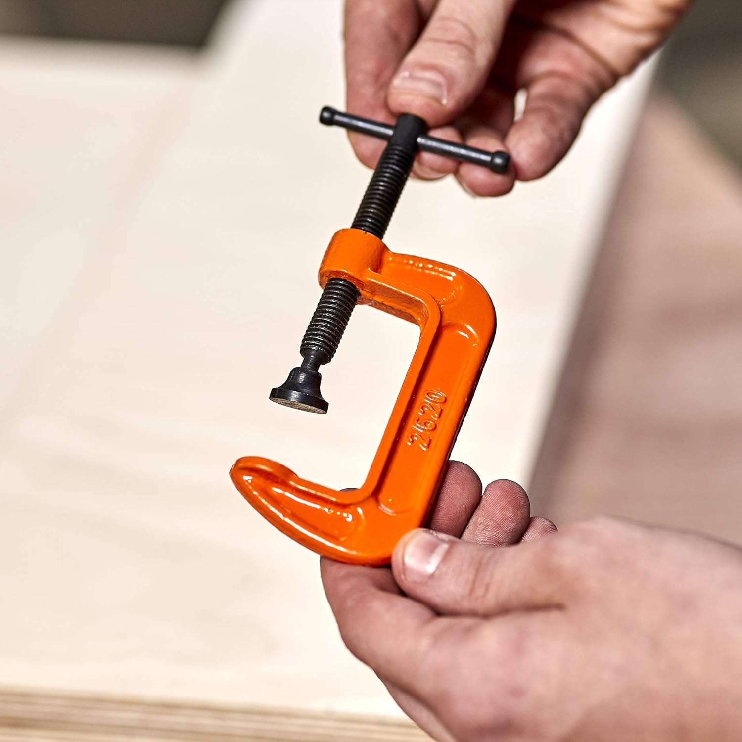 2-Inch C-Clamp with 400 lbs Lo - Woodworking Clamp ulasan dan harga