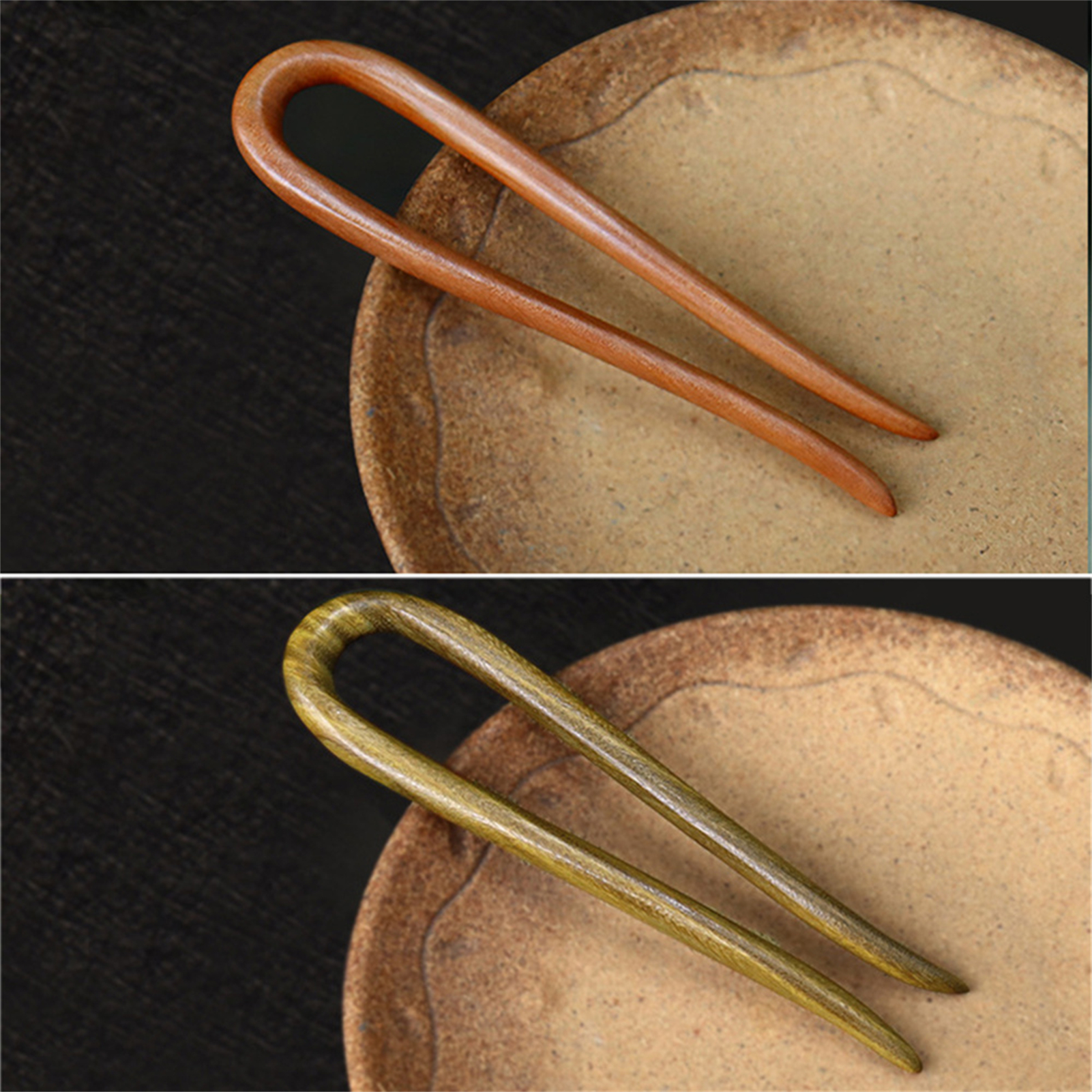 12cm U shape Hair Pins Chinese - Woodworking Women ulasan dan harga
