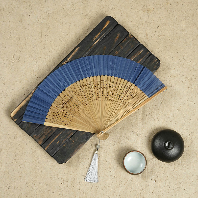 Folding Wood Hand Fan Dance Bo - Woodworking Women ulasan dan harga
