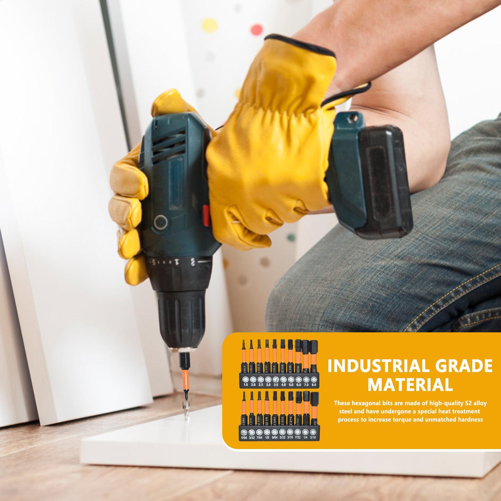 Allen Wrench Drill Bit Set Hex - Woodworking Kits For Adults ulasan dan harga