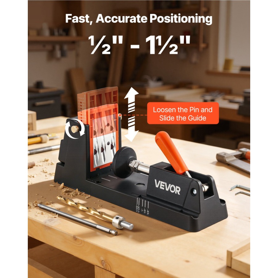 Pocket Hole Jig Kit 1/2 to 1-1 - Woodworking Kits ulasan dan harga