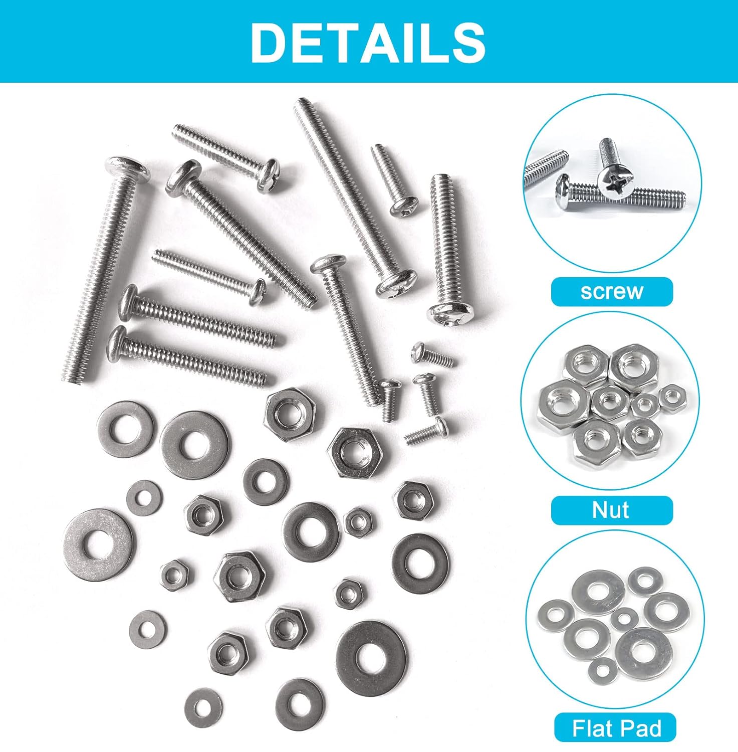 750PCS #2-56 #4-40 #6-32 #8-32 - Woodworking Images Free ulasan dan harga